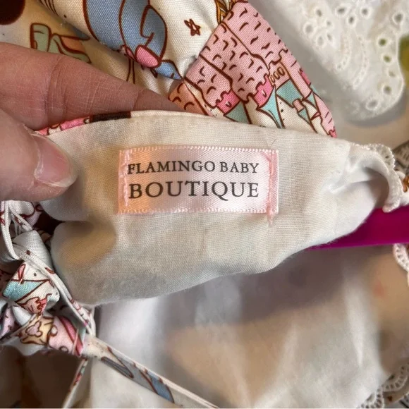 Flamingo Baby Boutique “Magical Charms” Ruffle Magic Dress Size 2T - Picture 4 of 7